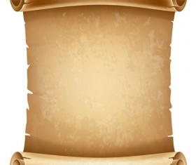 Creative scroll paper background vector set 11