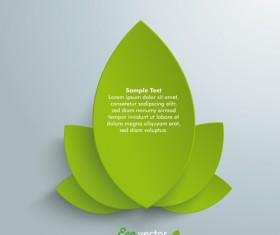 Elegant leaves shape vector background 02