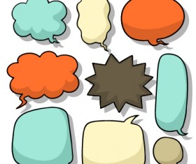 Explosion style speech bubble vector