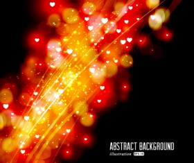 Fantasy colored light dot background vector 01