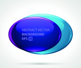 Glass textured speech bubble background vector 03