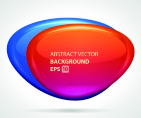 Glass textured speech bubble background vector 05