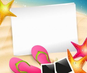 Happy summer holidays elements vector background 01