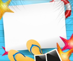 Happy summer holidays elements vector background 02