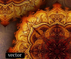 Luxury floral book cover design vector 04