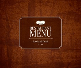 Modern restaurant menu design graphic set 09