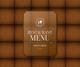 Modern restaurant menu design graphic set 10