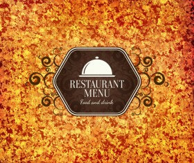 Modern restaurant menu design graphic set 11