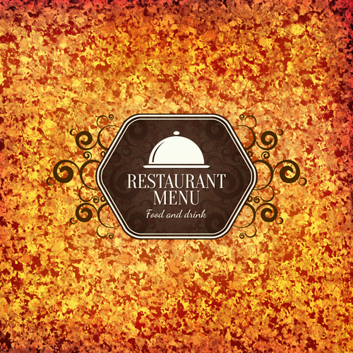 Modern restaurant menu design graphic set 11