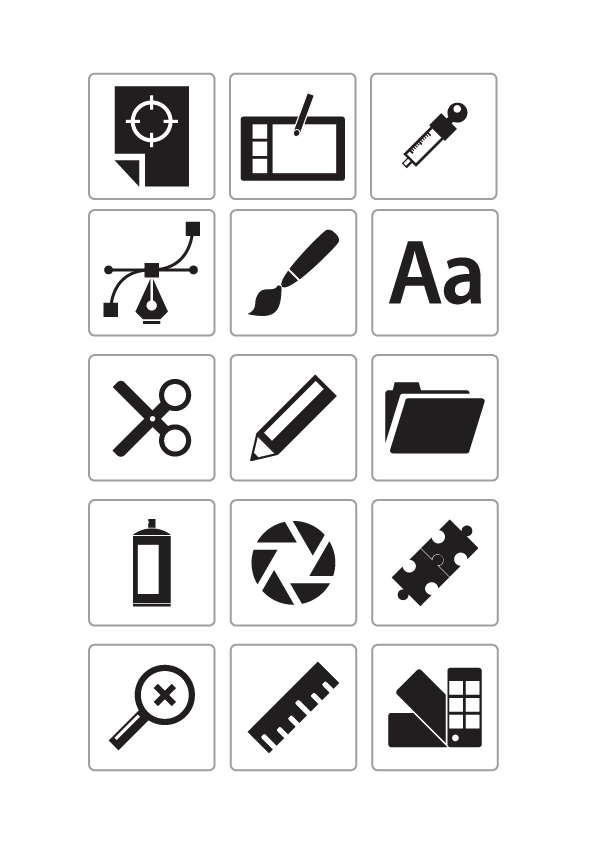 Office icons design vector