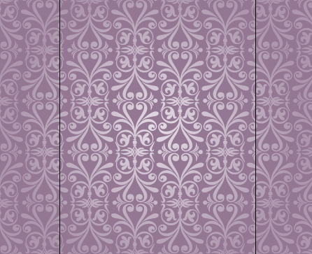 Purple floral ornament pattern backgrounds vector 04