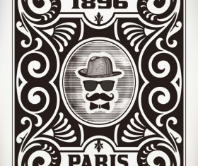 Retro pattern creative background art 03