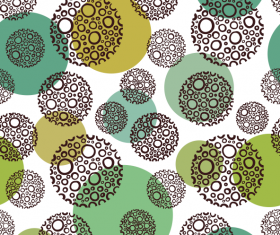 Round abstract pattern vector graphics