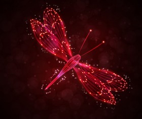 Shiny Insect creative vector