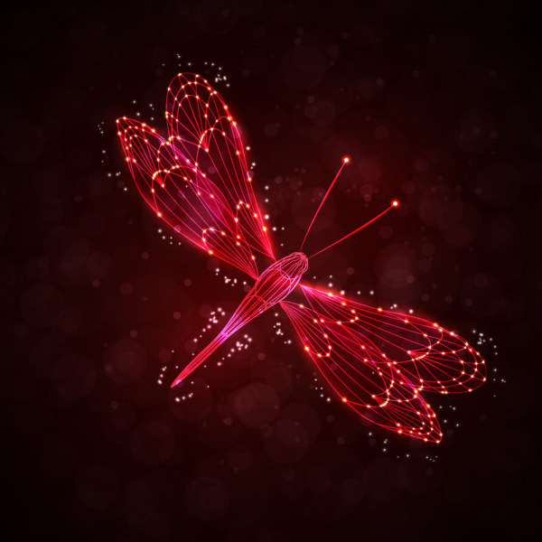 Shiny Insect creative vector
