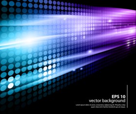 Shiny neon disco party background vector 01