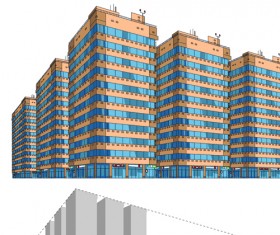 Skyscraper design graphics vector 04