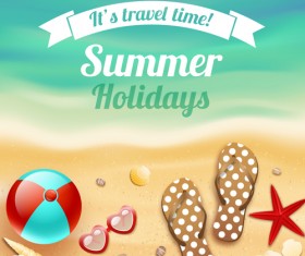 Vacation design vector backgrounds 03 free download