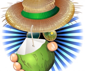 Summer travel with holiday background art vector 02