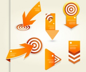 Target and arrows creative vector