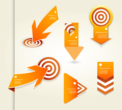 Target and arrows creative vector
