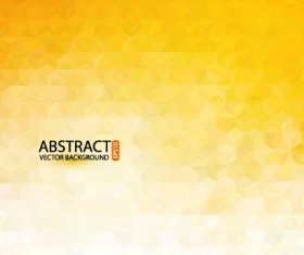 Yellow crumpled paper vector background