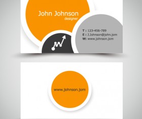 Yellow style business cards anyway surface template vector 03