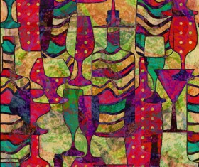 Abstract colored grunge pattern vector graphics 03