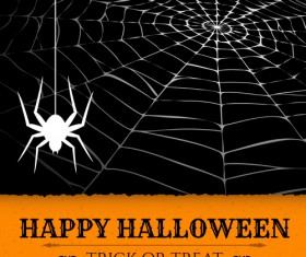 Vector spider web design background graphics 01