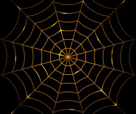 Vector spider web design background graphics 02