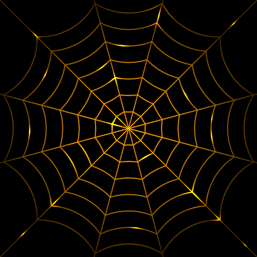 Vector spider web design background graphics 02