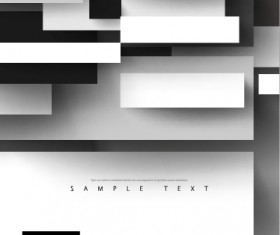 3D Layered design vector background