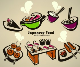 Abstract food logos creative design vector 02