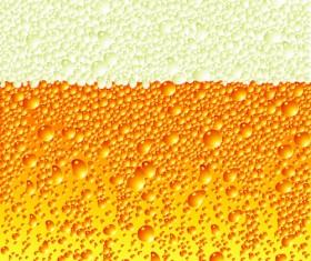 Beer bubble creative vector pattern