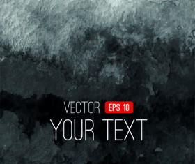 Black Ink water background set 01 vector