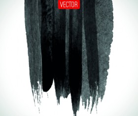 Black Ink water background set 03 vector