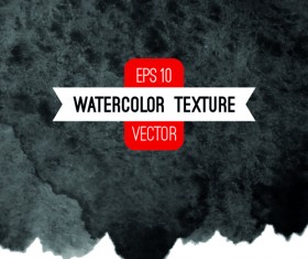 Black Ink water background set 04 vector