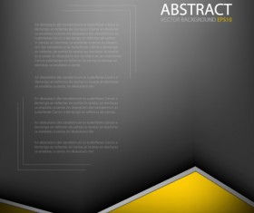 Black style business template background 02