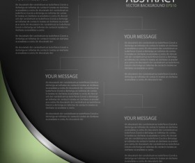 Black style business template background 03
