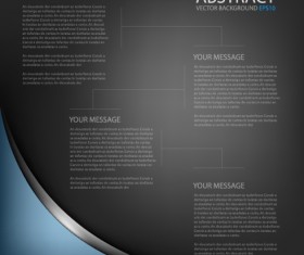 Black style business template background 04