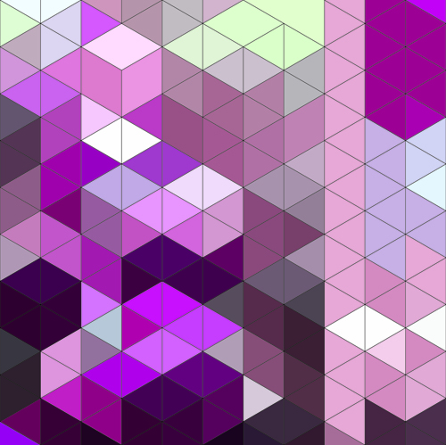 Bright triangles pattern vector background 01