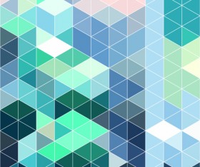 Bright triangles pattern vector background 04