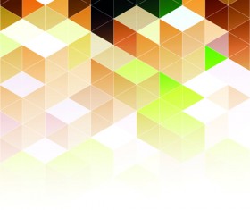 Bright triangles pattern vector background 05