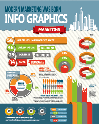 Business Infographic creative design 1287