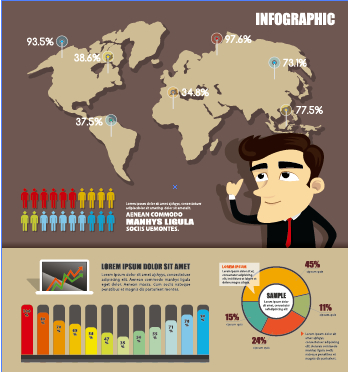 Business Infographic creative design 1291