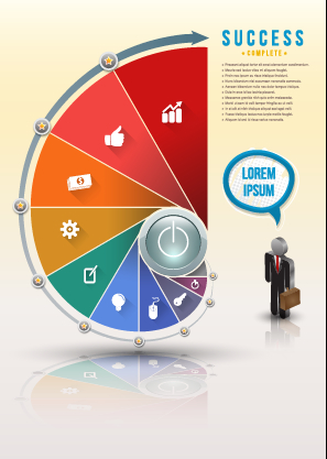 Business Infographic creative design 1358