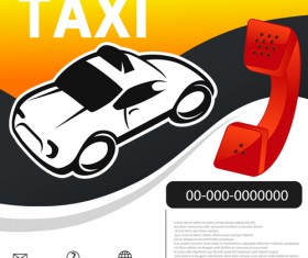 Car advertising poster template design vector 01