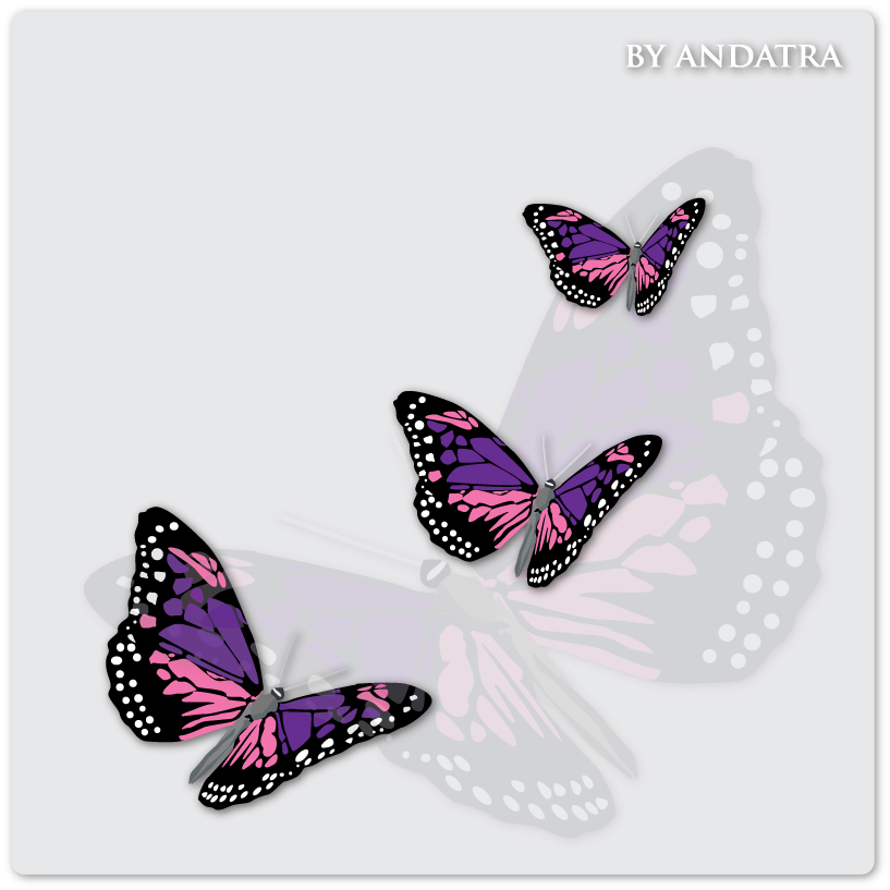 Charming butterflies with butterfly background vector graphics 04