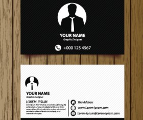 Classic modern business cards vector material 02