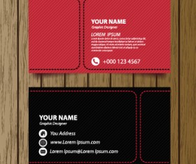 Classic modern business cards vector material 03